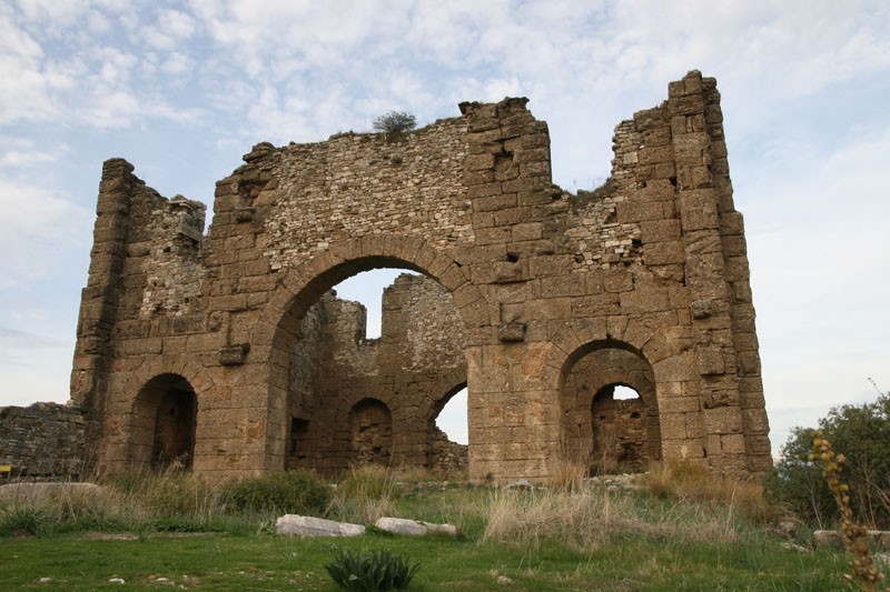 site arch�ologique aspendos en turquie