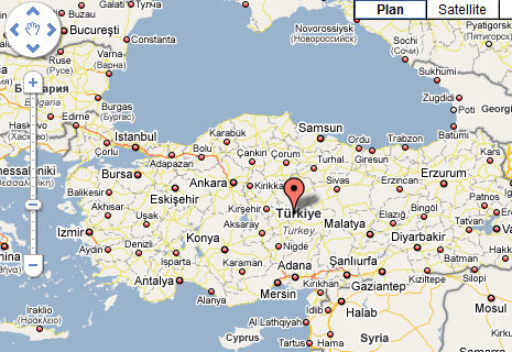 Cartina Turchia
